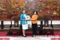 Chủ tịch UBND tỉnh Nguyễn Hương Giang tiếp và làm việc với Văn phòng đại diện STC Group tại Việt Nam