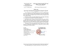 THÔNG BÁO Nghỉ Lễ ngày Chiến thắng 30/4 và ngày Quốc tế lao động 01/5 năm 2025