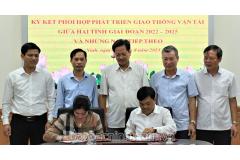 Ký kết phối hợp phát triển giao thông vận tải 2 tỉnh Bắc Ninh-Bắc Giang