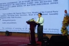 The closing speech of the meeting of the head of the Management Board of Bac Ninh Industrial Zones