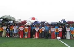 Opening the 9th Football Tournament for male and female workers in Bac Ninh industrial zones, 2020