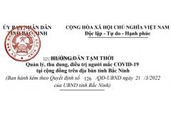 Quyết định số 126/QĐ-UBND ngày 21/3/2022 của UBND tỉnh Bắc Ninh