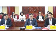Bí thư Tỉnh ủy Nguyễn Anh Tuấn tiếp và làm việc với lãnh đạo Tập đoàn Xây dựng Thái Bình Dương (Trung Quốc)