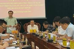 Conference to remove difficulties and speed up the implementation of infrastructure investment and development projects in Tien Du district